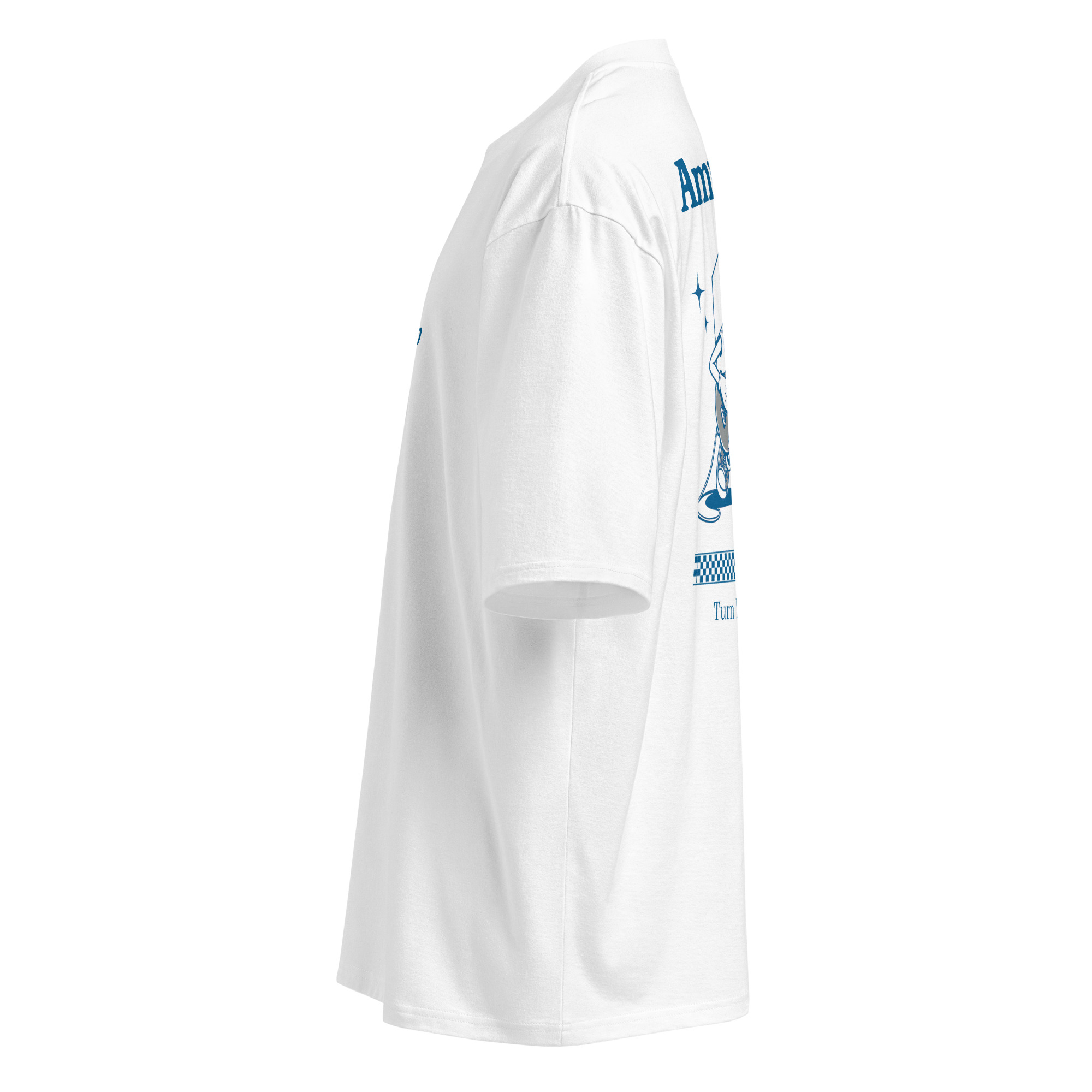 Amp it up. Oversized heavyweight t-shirt - Image 5