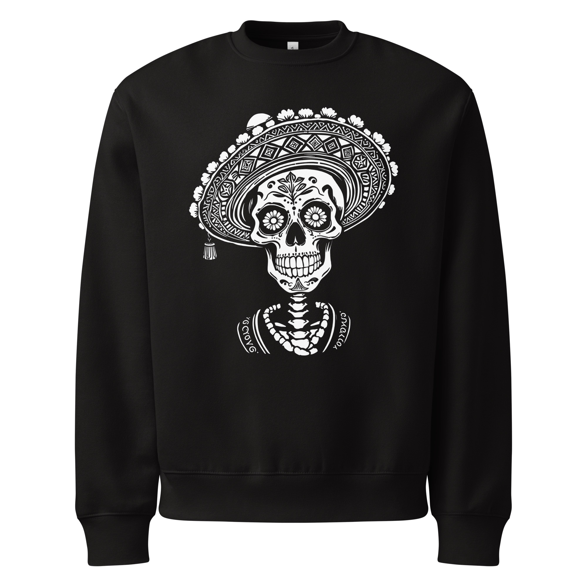Mexican skull, cinco de mayo, Oversized heavyweight sweatshirt