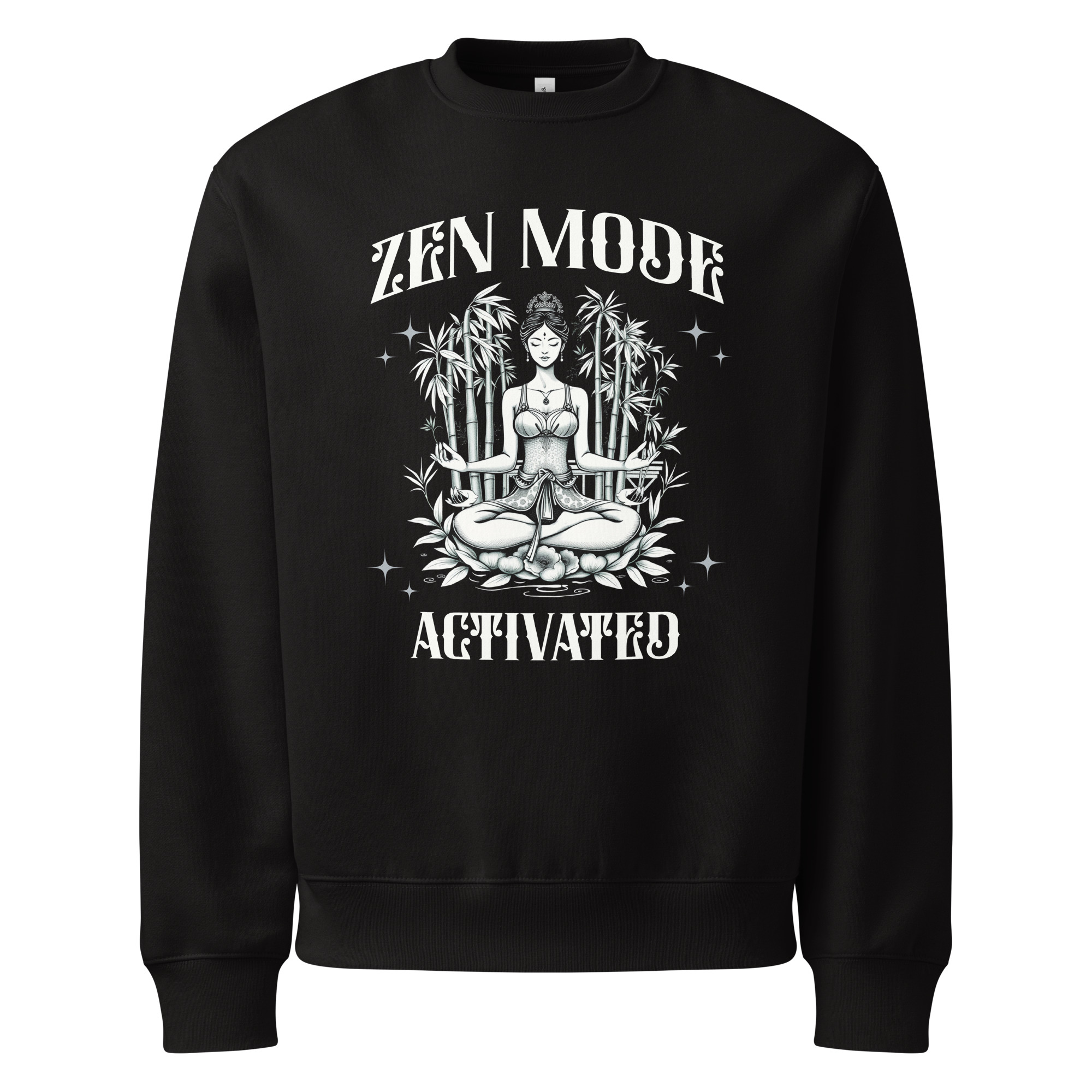 Zen Mode, yoga, Oversized heavyweight sweatshirt