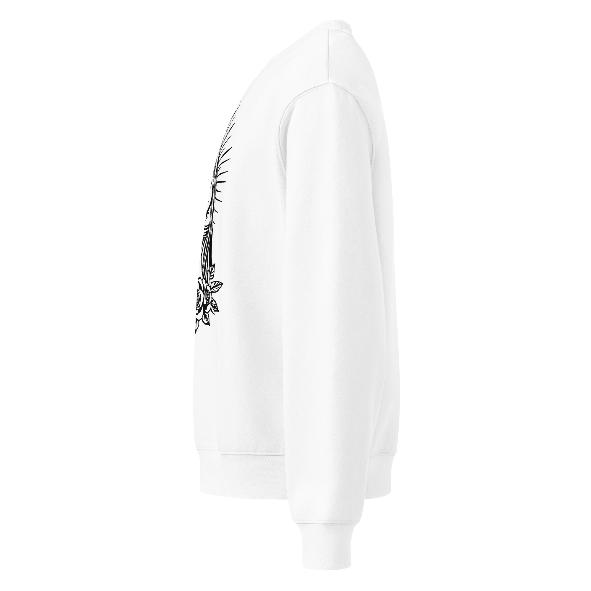 Virgin mary, tattoo art, Oversized heavyweight sweatshirt - Image 3