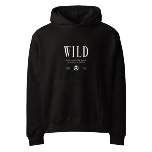 Wild, streetwear, typo, Oversized heavyweight hoodie