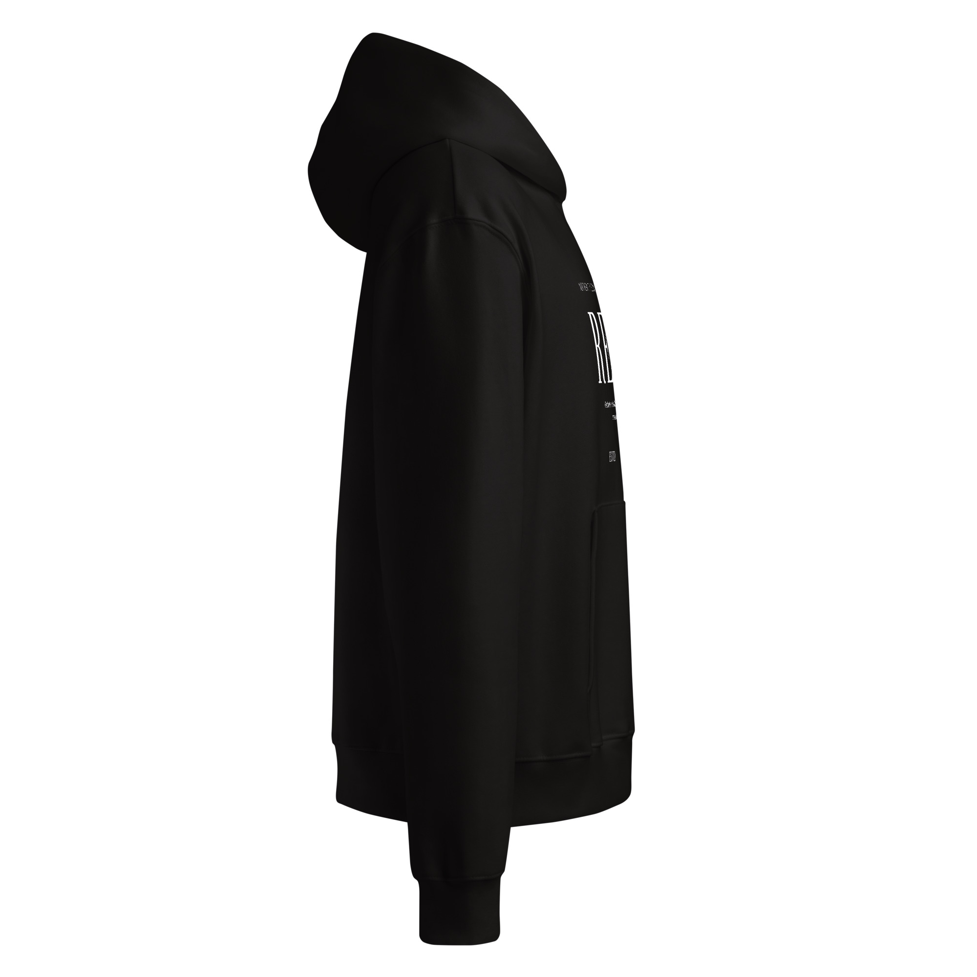 Rebel, streetwear, typo, Oversized heavyweight hoodie - Image 4