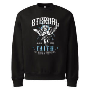 Eternal Faith, Angels, Oversized heavyweight sweatshirt