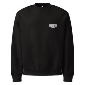 Choose to shine, Oversized heavyweight sweatshirt
