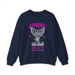 Ethereal Force Crewneck Sweatshirt — Angel Gothic Graphic Pullover