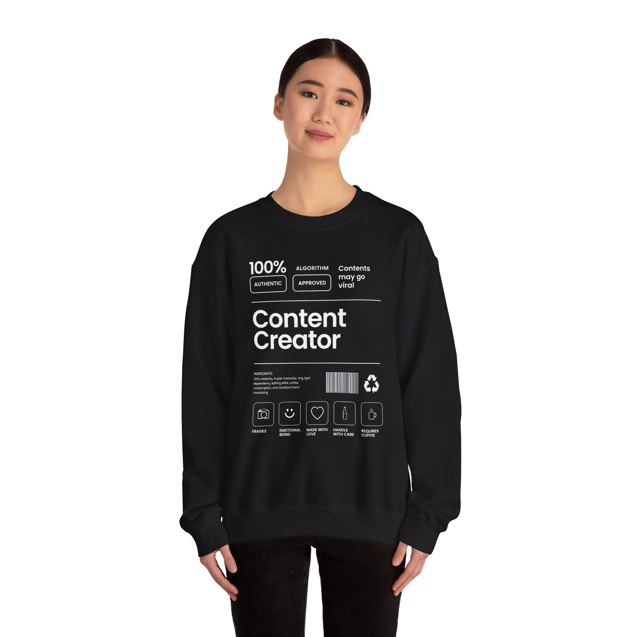 Content Creator, Crewneck Sweatshirt - Image 4