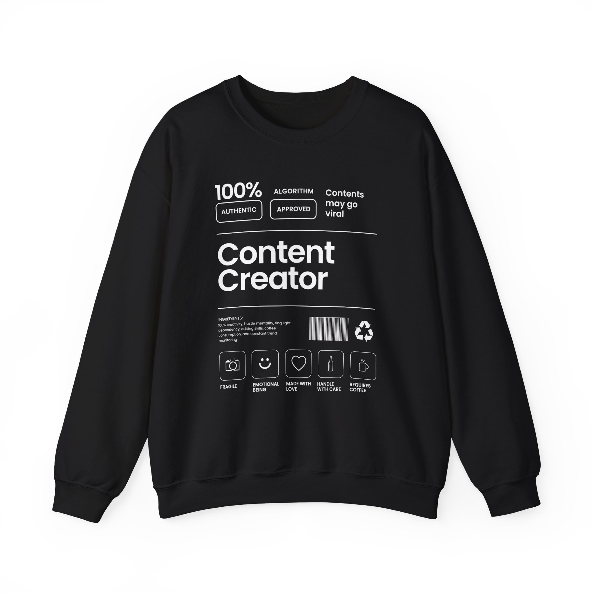 Content Creator, Crewneck Sweatshirt