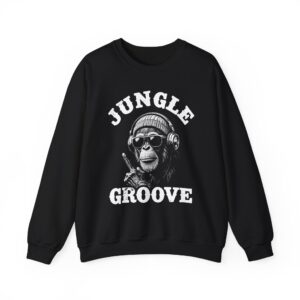 Jungle Groove Sweatshirt – DJ Monkey Graphic Crewneck
