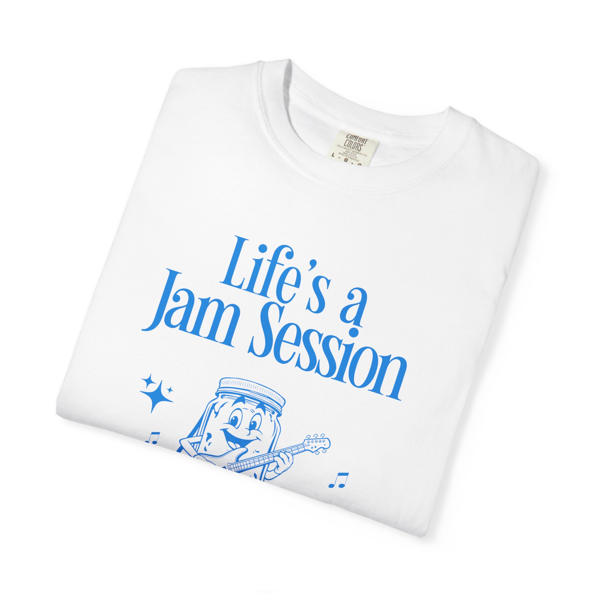 Life’s a Jam Session T-Shirt — Make It Up As You Go Guitar Tee - Image 3