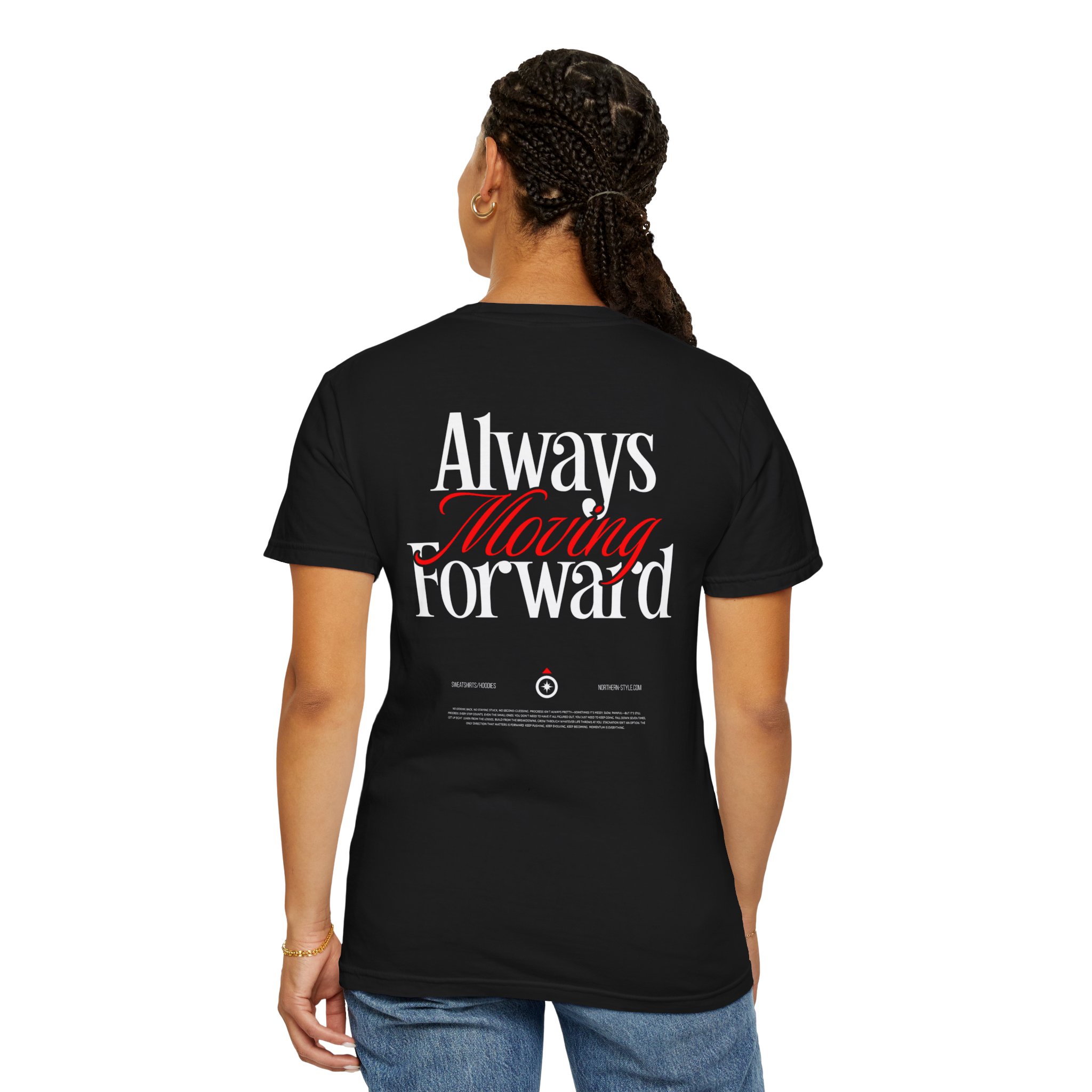 Always Moving Forward T-Shirt — Inspirational Graphic Tee - Image 5
