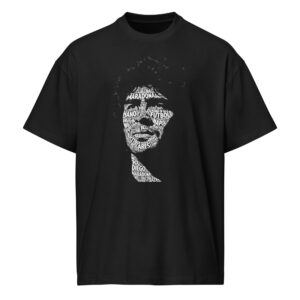 Maradona, portrait, typo, Men’s box tee