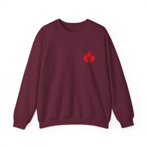 True North Crewneck Sweatshirt — Strong & Free Canadian Maple Logo