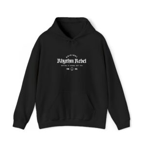 Rhythm Rebel Hoodie – Vintage Band Logo Pullover