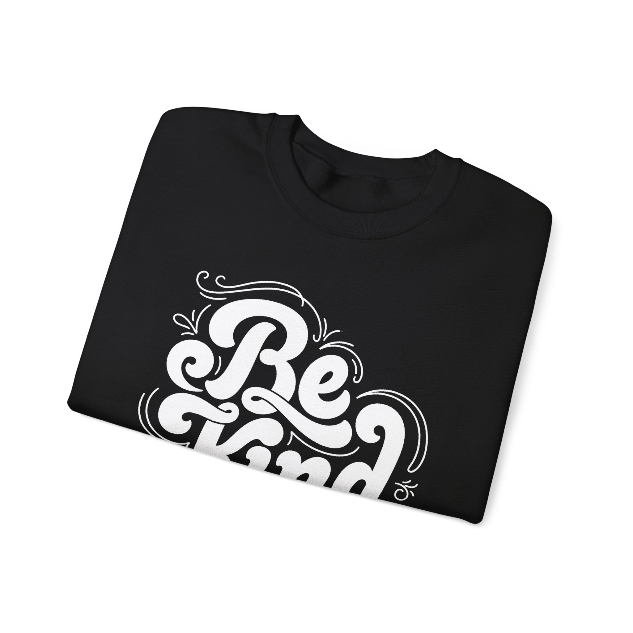 Be Kind Crewneck Sweatshirt — Positive Message Graphic Pullover - Image 3