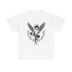 Cherub Skateboard T‑Shirt — Vintage Angel Skate Graphic Tee