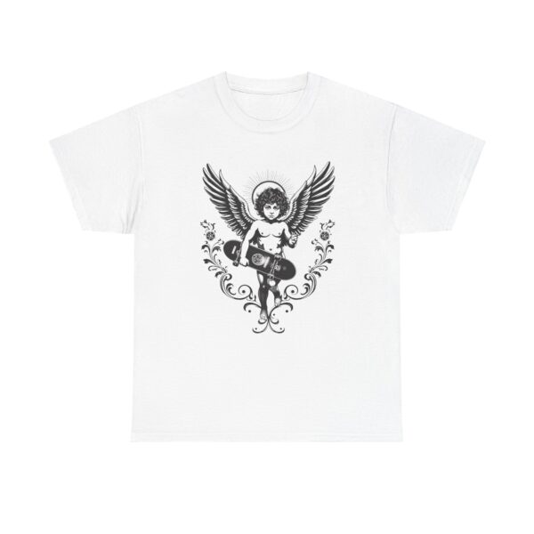Cherub Skateboard T‑Shirt — Vintage Angel Skate Graphic Tee