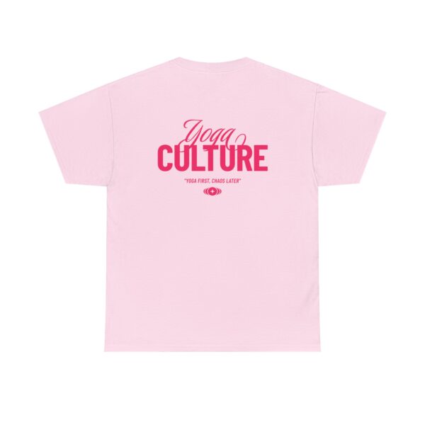 Yoga Culture T‑Shirt — 'Yoga Culture' Graphic Tee (Pink)