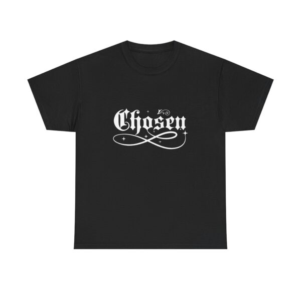 Chasen Gothic Script Tee — Vintage Ornate Lettering Graphic T-Shirt