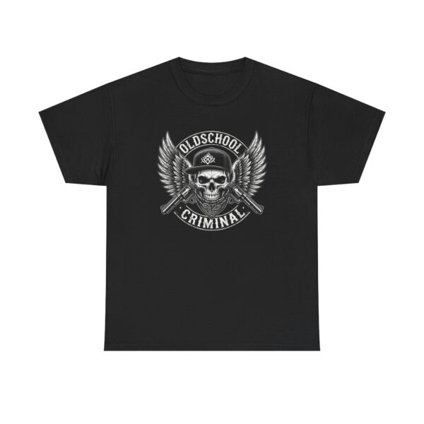 Skull Winged Emblem Tee — Vintage Military Skull Graphic T-Shirt
