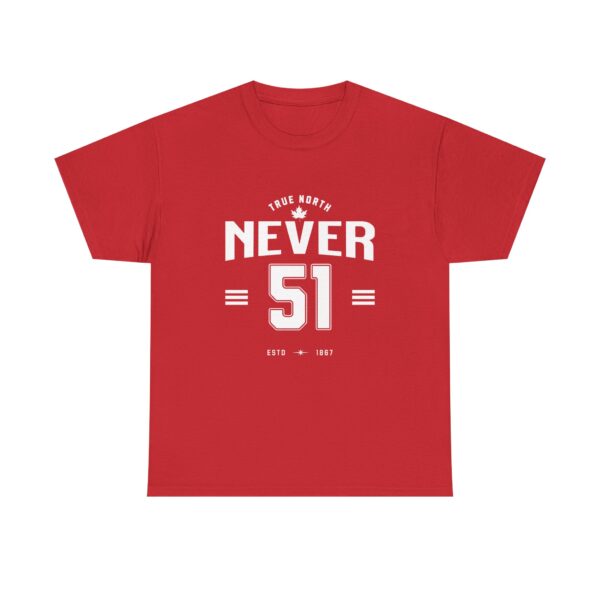 Never 51 Graphic Tee — Retro Athletic 'Never 51' Shirt