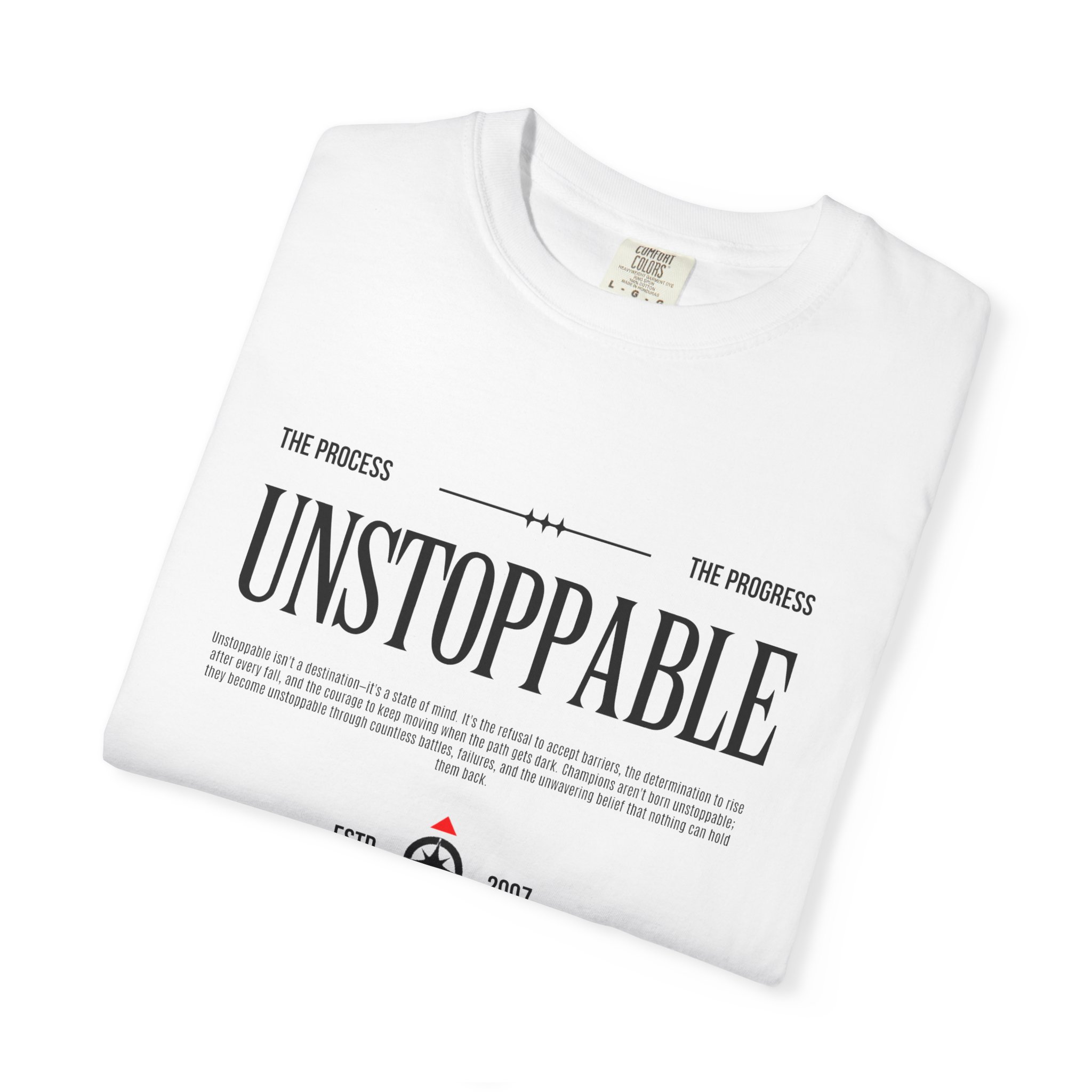 Unstoppable Graphic T-Shirt — Inspirational Typography Tee - Image 3