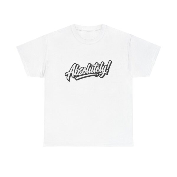Absolutely! Graphic Tee — Retro Script Casual T‑Shirt