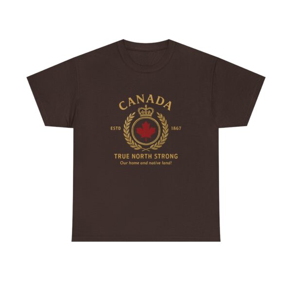 Canada True North Strong T‑Shirt — Vintage Maple Leaf Crest Tee