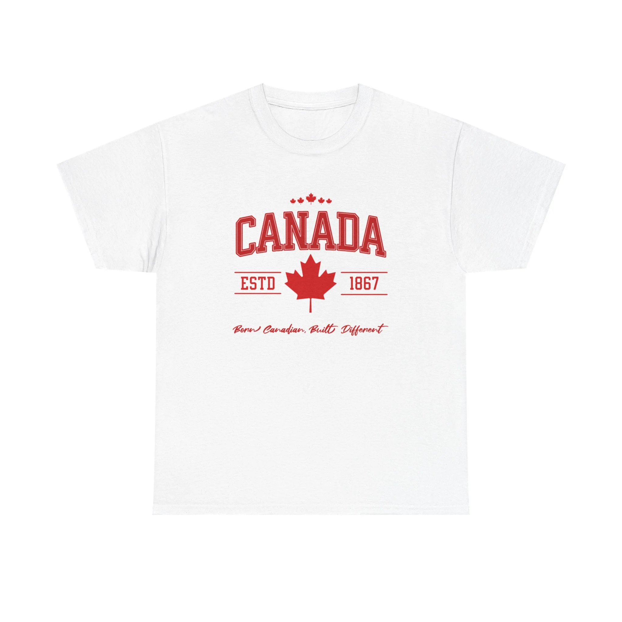 Canada ESTD 1867 Maple Leaf T-Shirt – Canadian Pride Tee