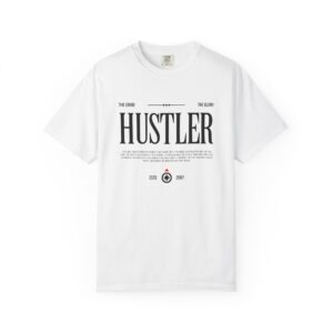 Hustler Graphic T-Shirt — Motivational Vintage-Style Tee for Go-Getters