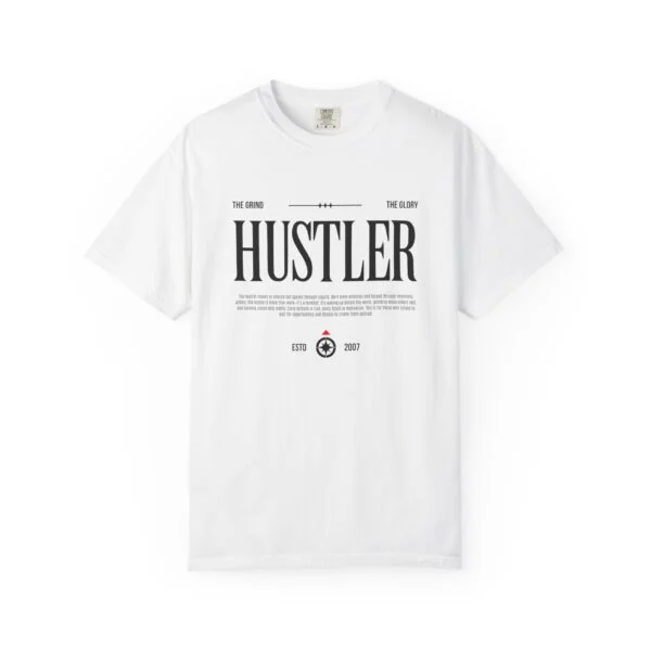 Hustler Graphic T-Shirt — Motivational Vintage-Style Tee for Go-Getters
