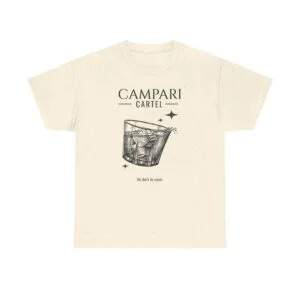 Campari Cartel Tee — Vintage Cocktail Graphic T-Shirt