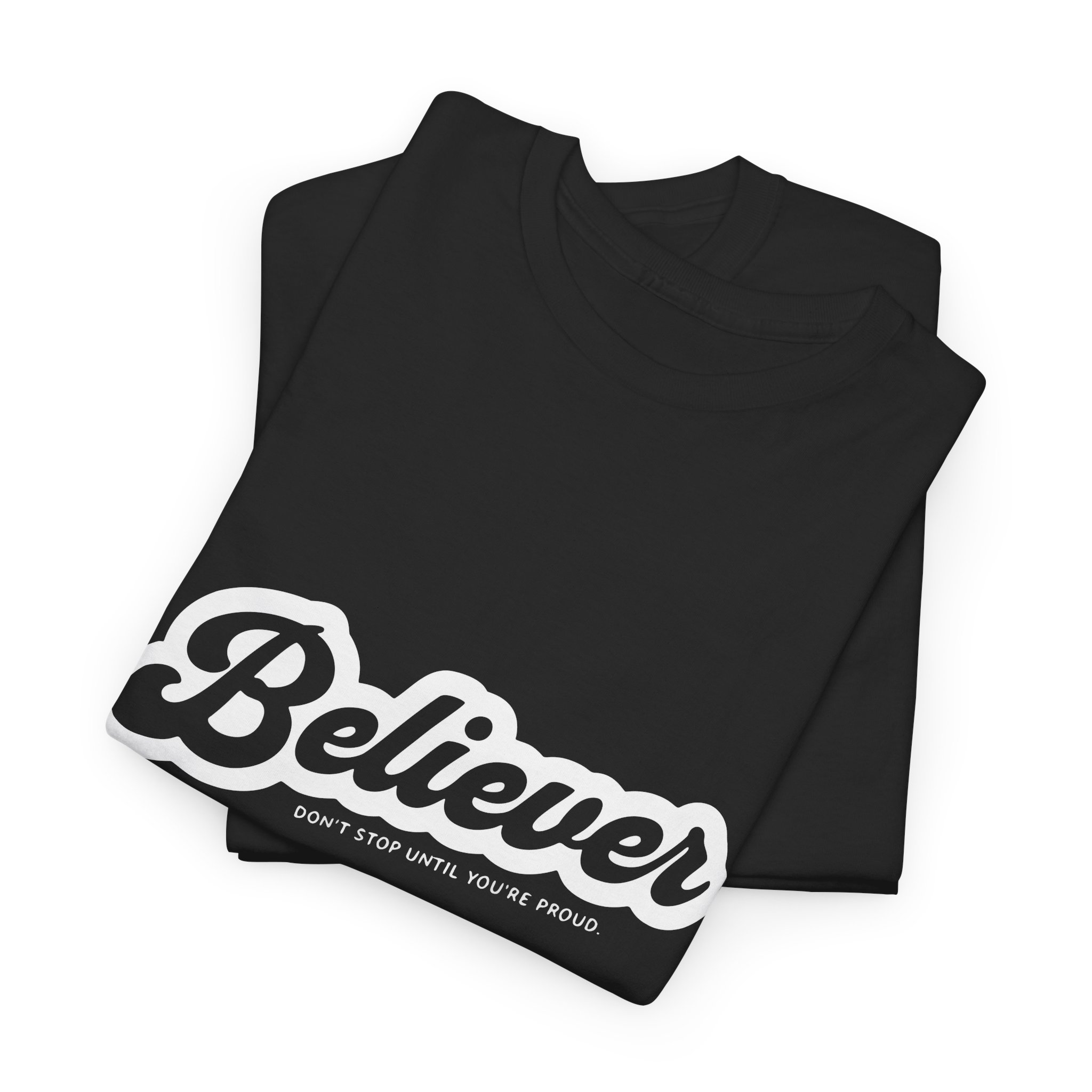 Believer Script Tee — Retro Inspirational Graphic T-Shirt - Image 5