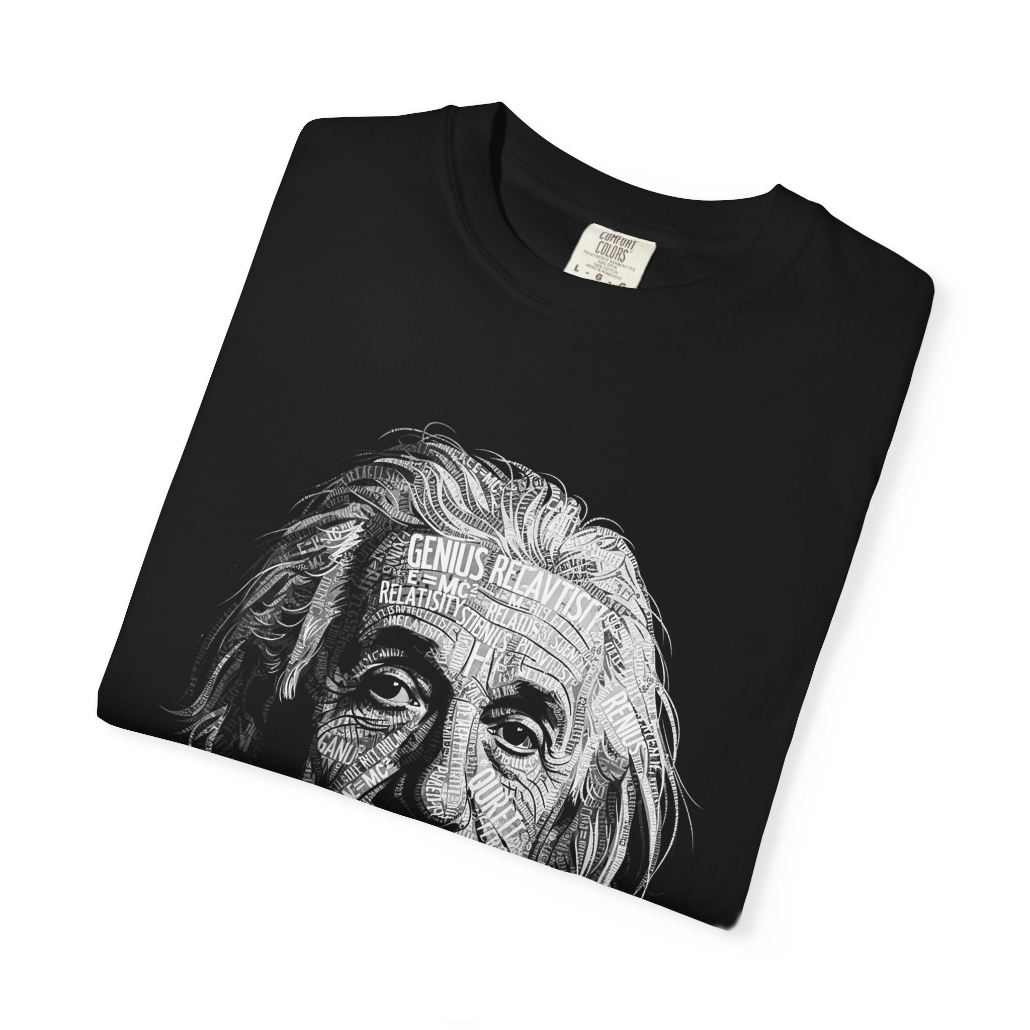 Vintage Scientist Portrait T-Shirt — Retro Genius Face Graphic Tee - Image 3