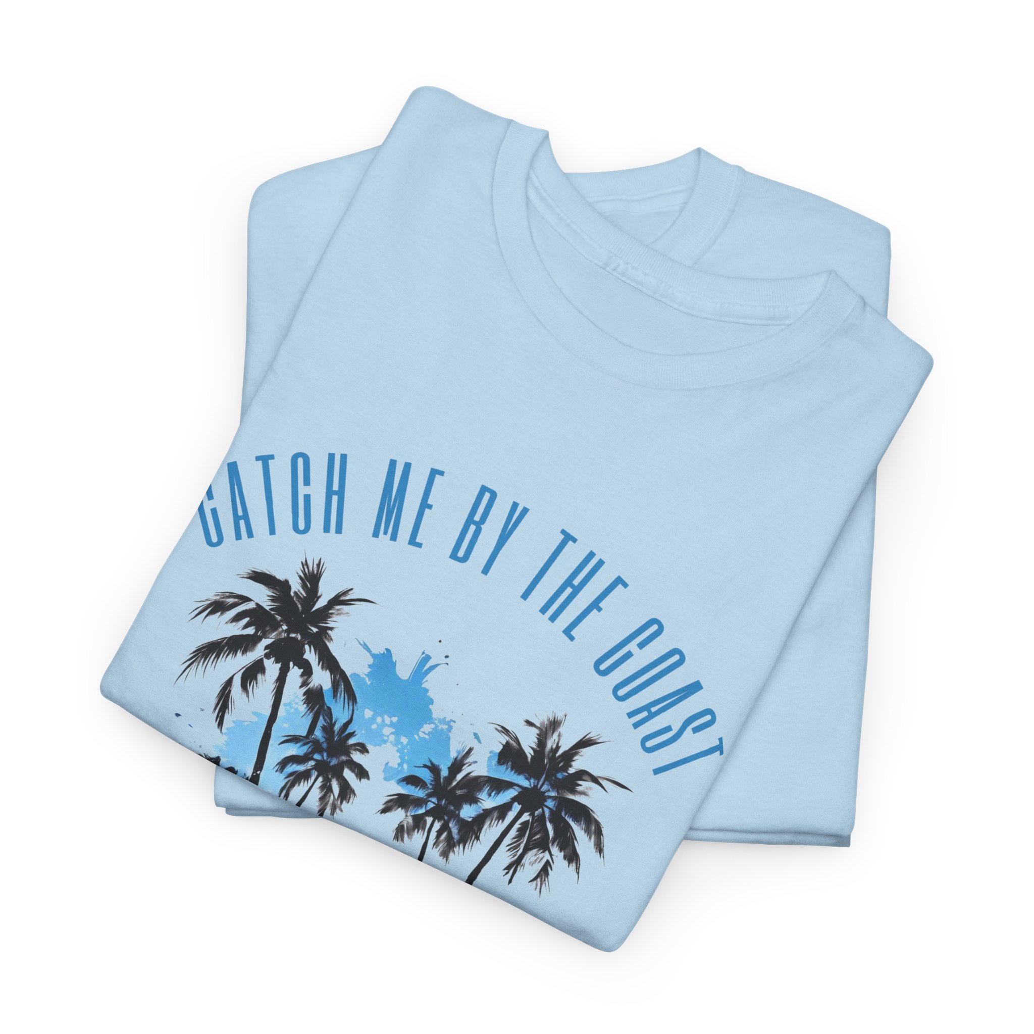 Beach Vibes T-Shirt – "Waves & Chill" Palm Tree Sunset Tee - Image 5