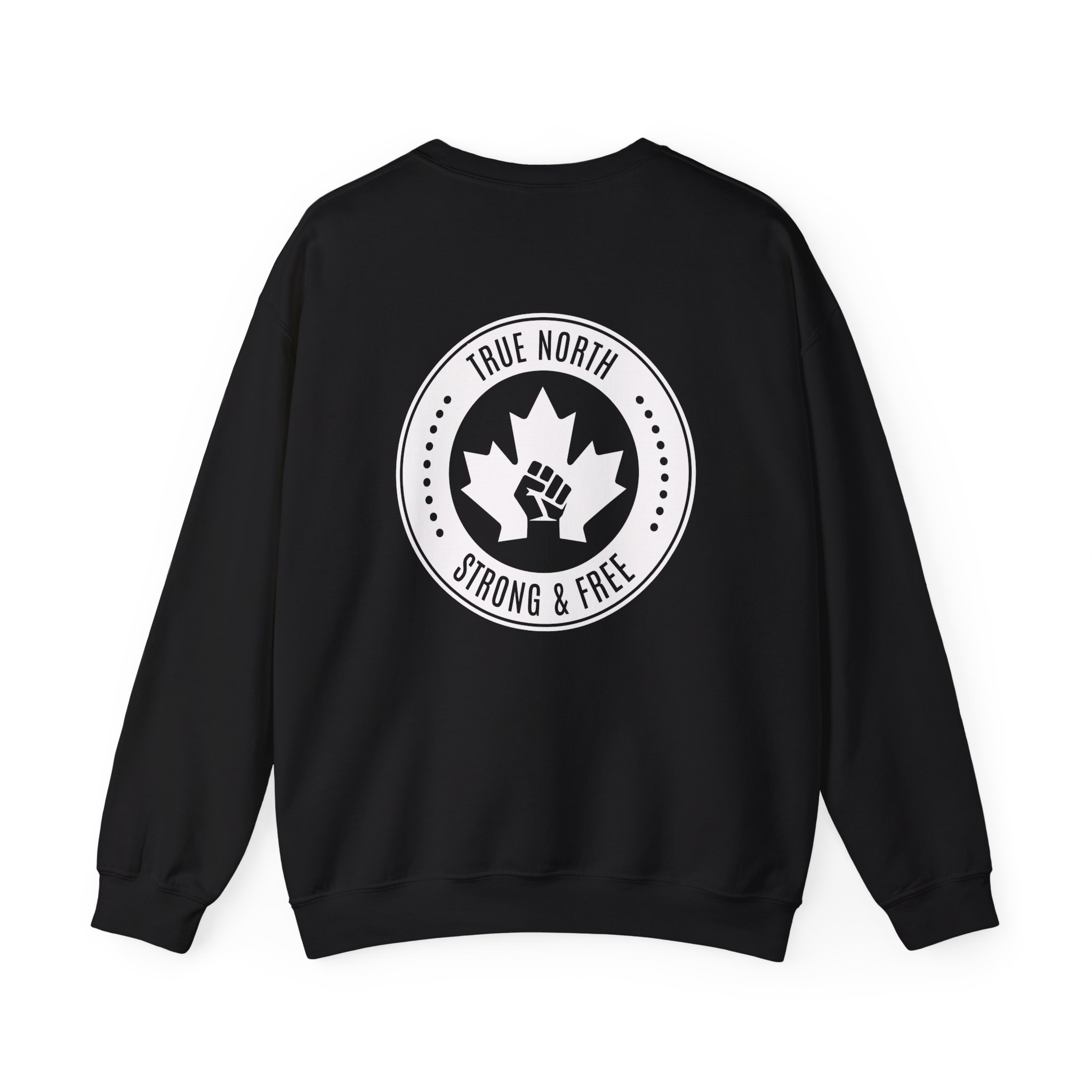True North - strong & free, Sweatshirt — 'True North Strong & Free' Crewneck