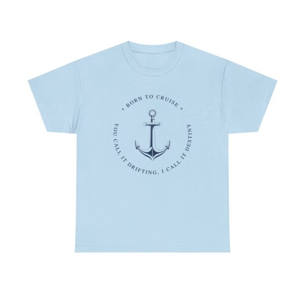 Anchor Graphic Tee — "Born to Cruise" Nautical Shirt