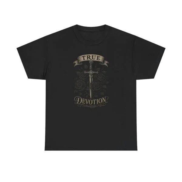 True Devotion T-Shirt — Vintage Cross Faith Graphic Tee
