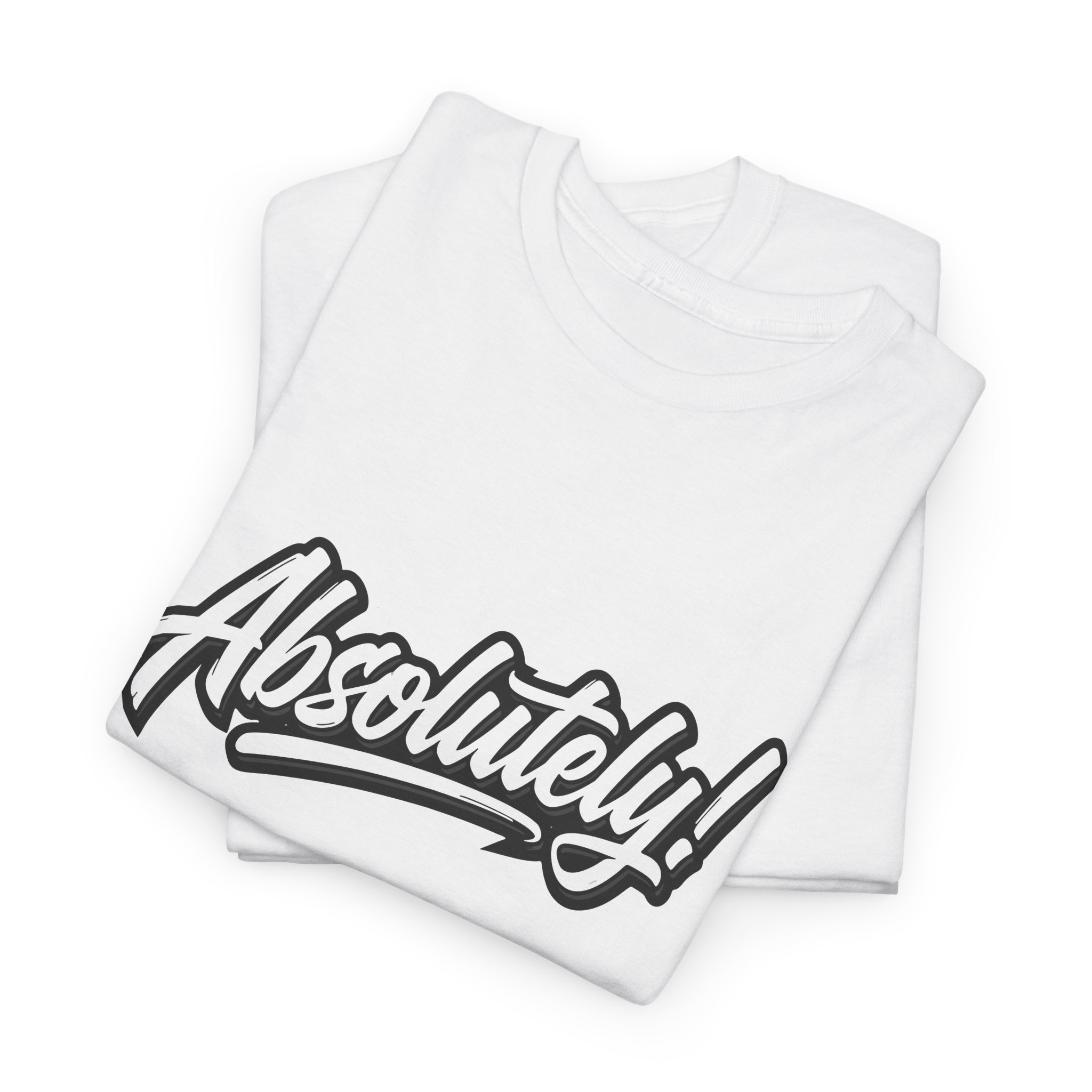 Absolutely! Graphic Tee — Retro Script Casual T‑Shirt - Image 5