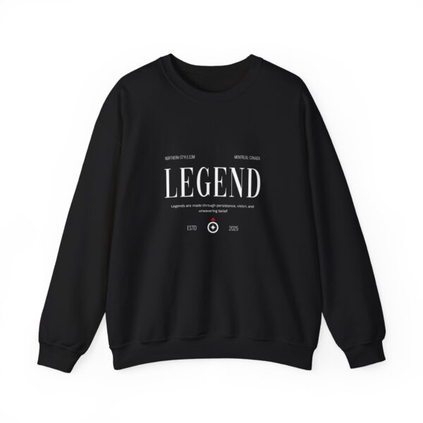 Legend Graphic Sweatshirt — Vintage Distressed Crewneck