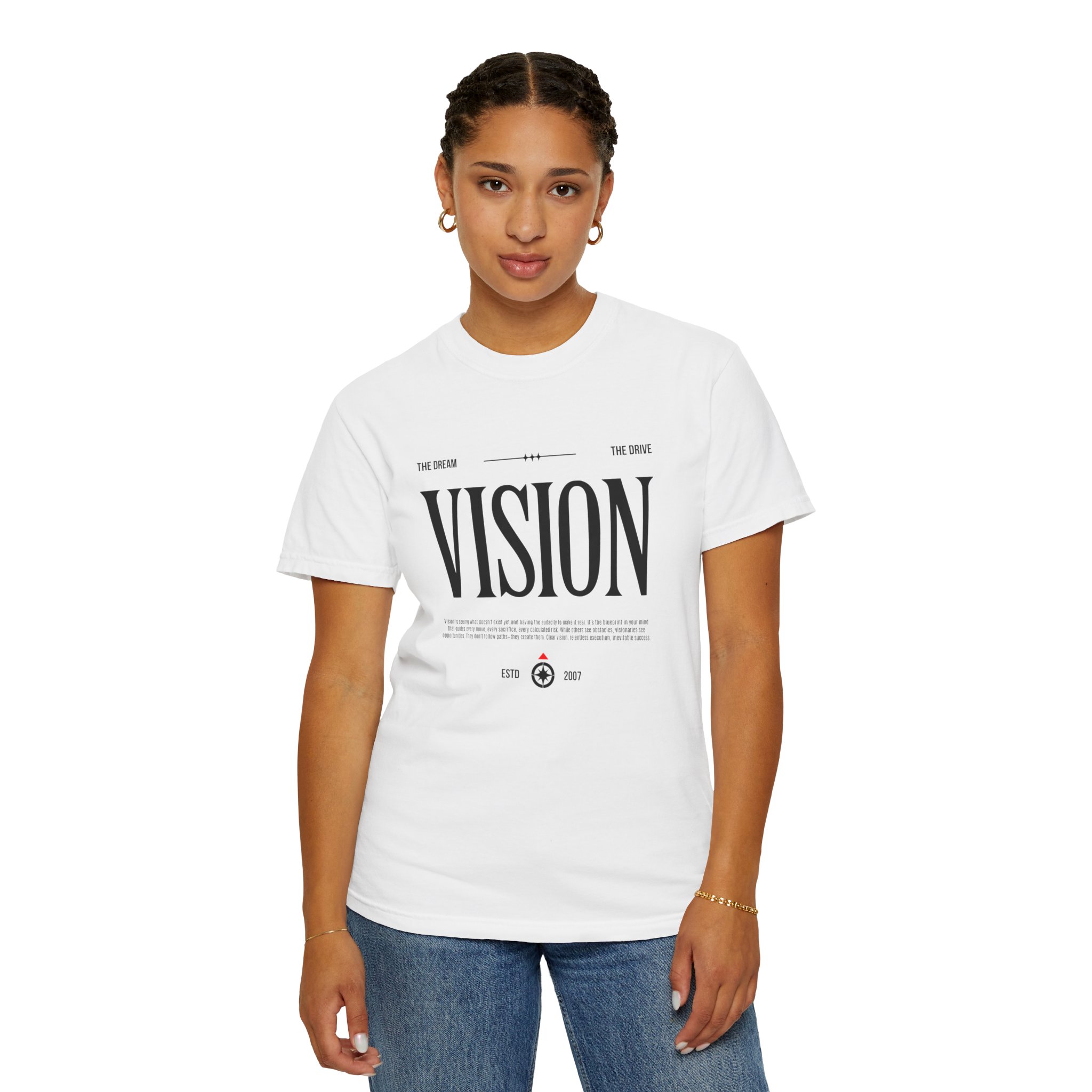 Vision Graphic T-Shirt — Minimalist Typography Tee - Image 4