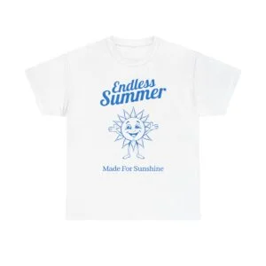 Endless Summer Sun T-Shirt — "Made For Sunshine" Retro Graphic Tee