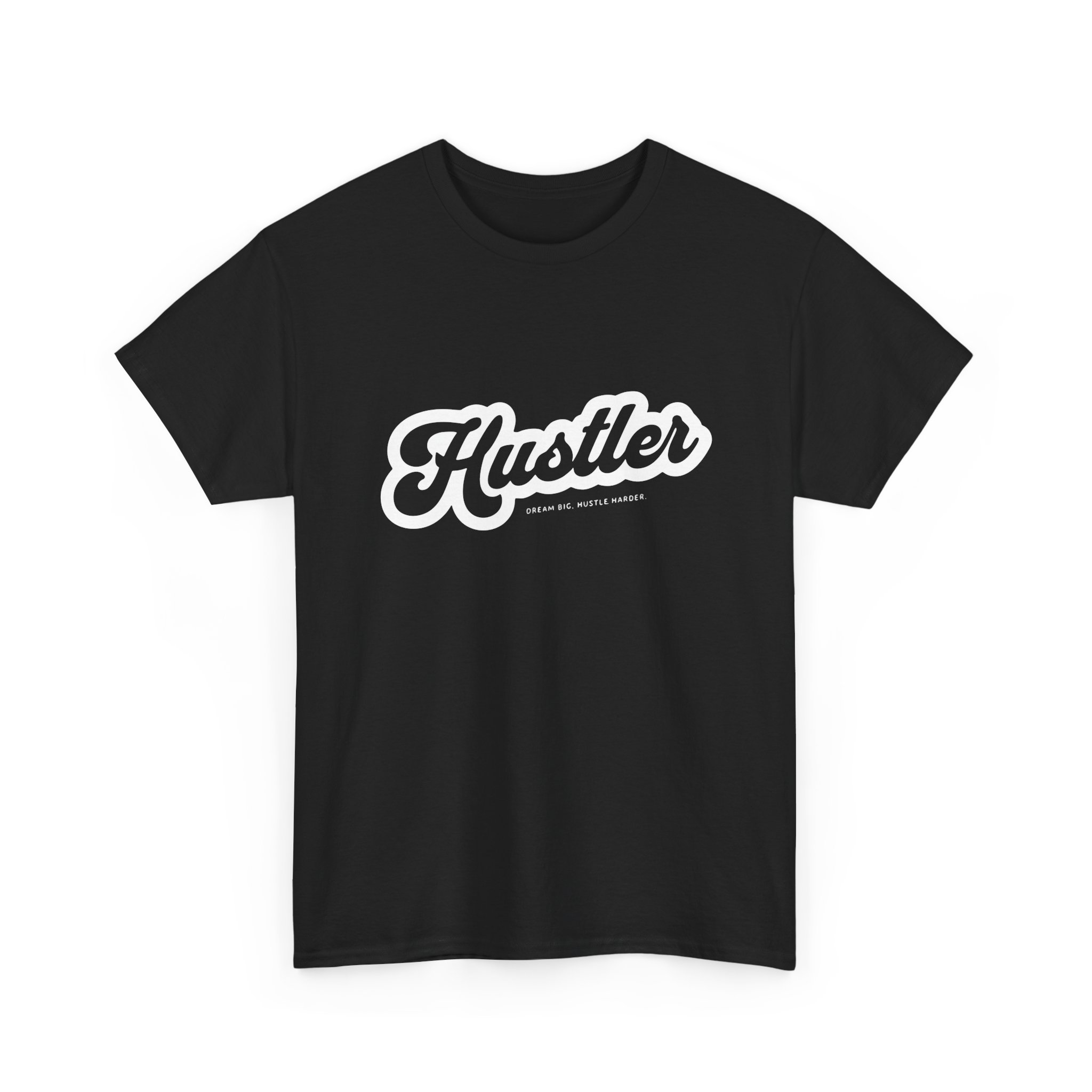 Hustler Script Tee — Motivational Streetwear T‑Shirt - Image 3