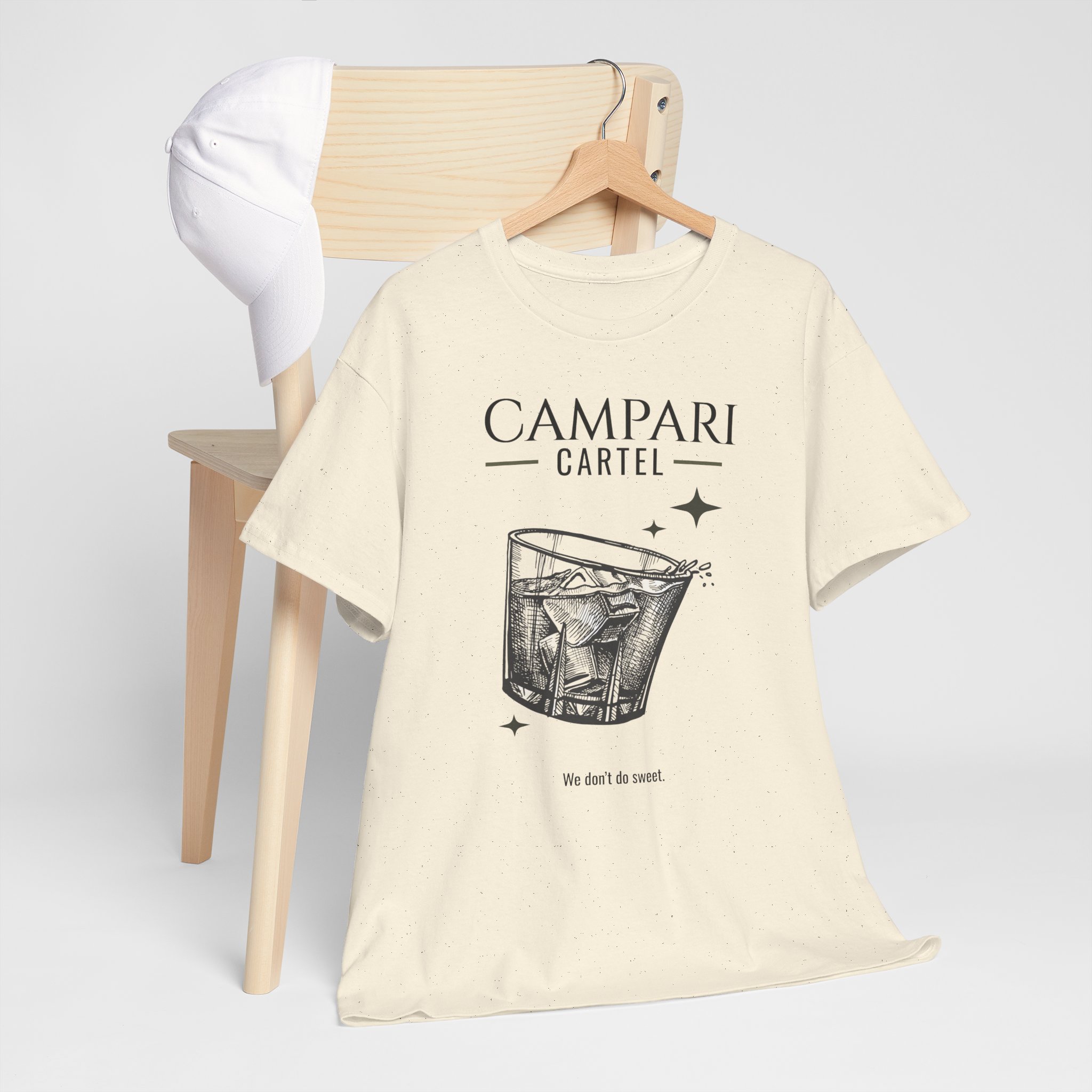 Campari Cartel Tee — Vintage Cocktail Graphic T-Shirt - Image 6