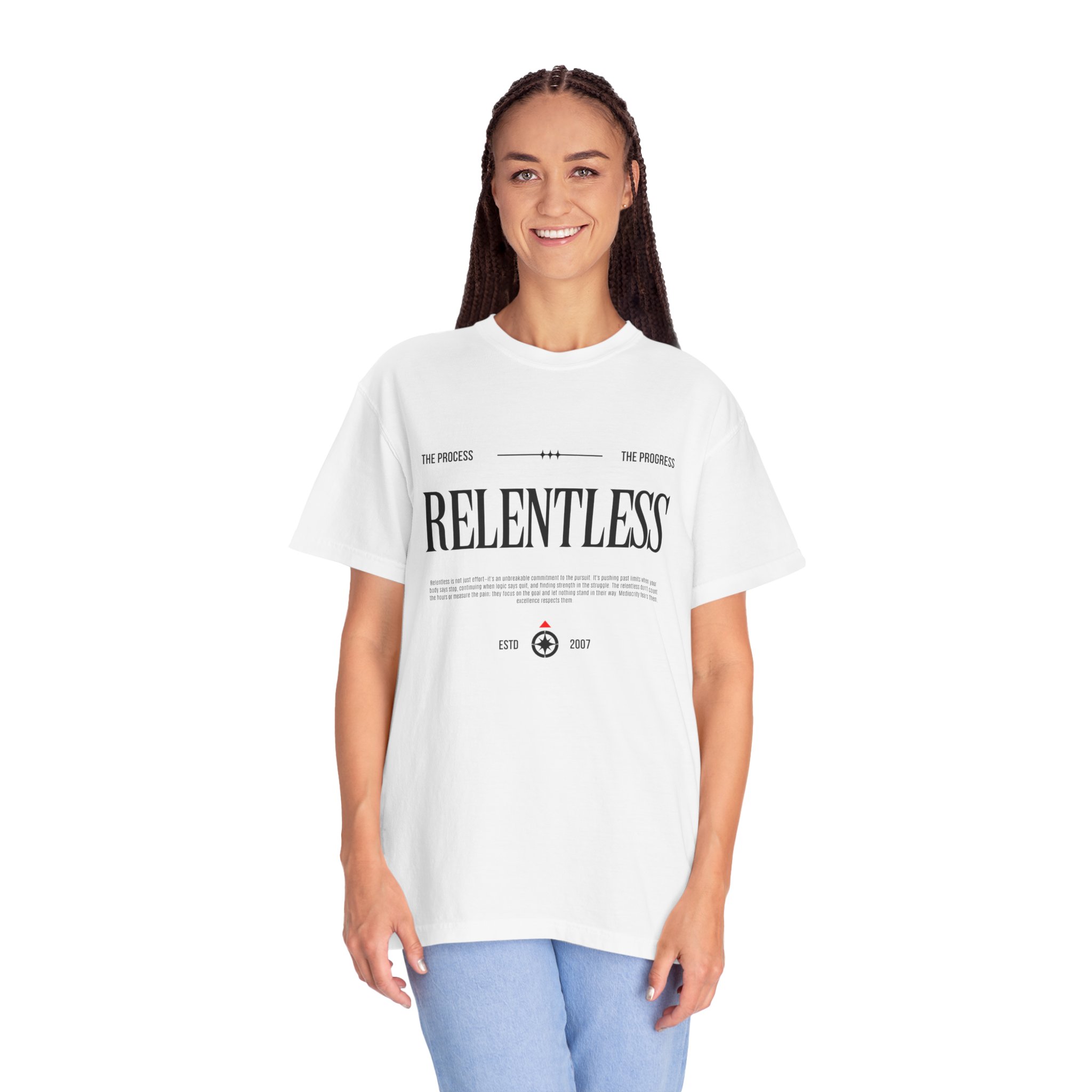 Relentless Graphic T-Shirt — Motivational Minimalist Tee - Image 4