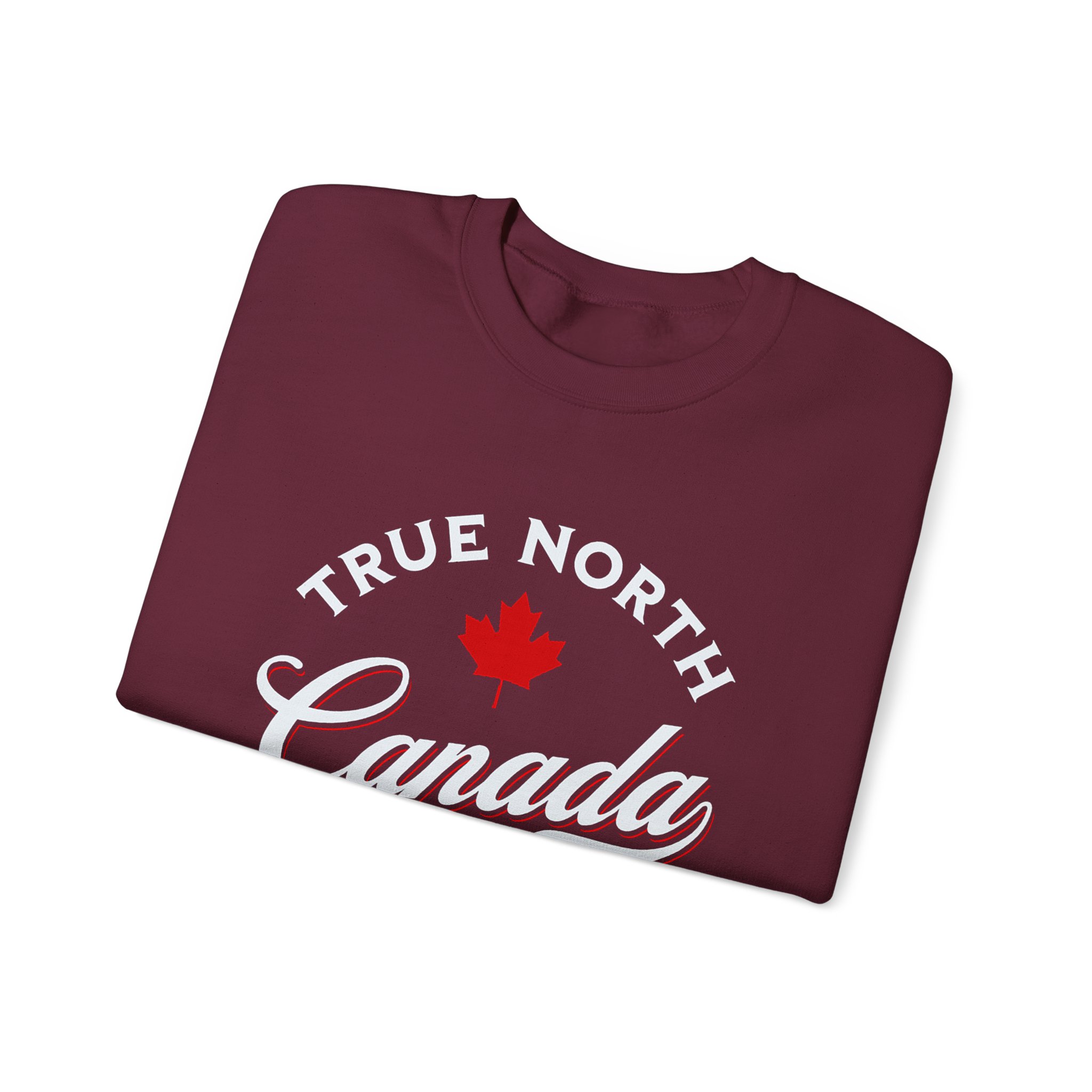 Canada Maple Leaf Crewneck Sweatshirt – True North Canada Script - Image 3