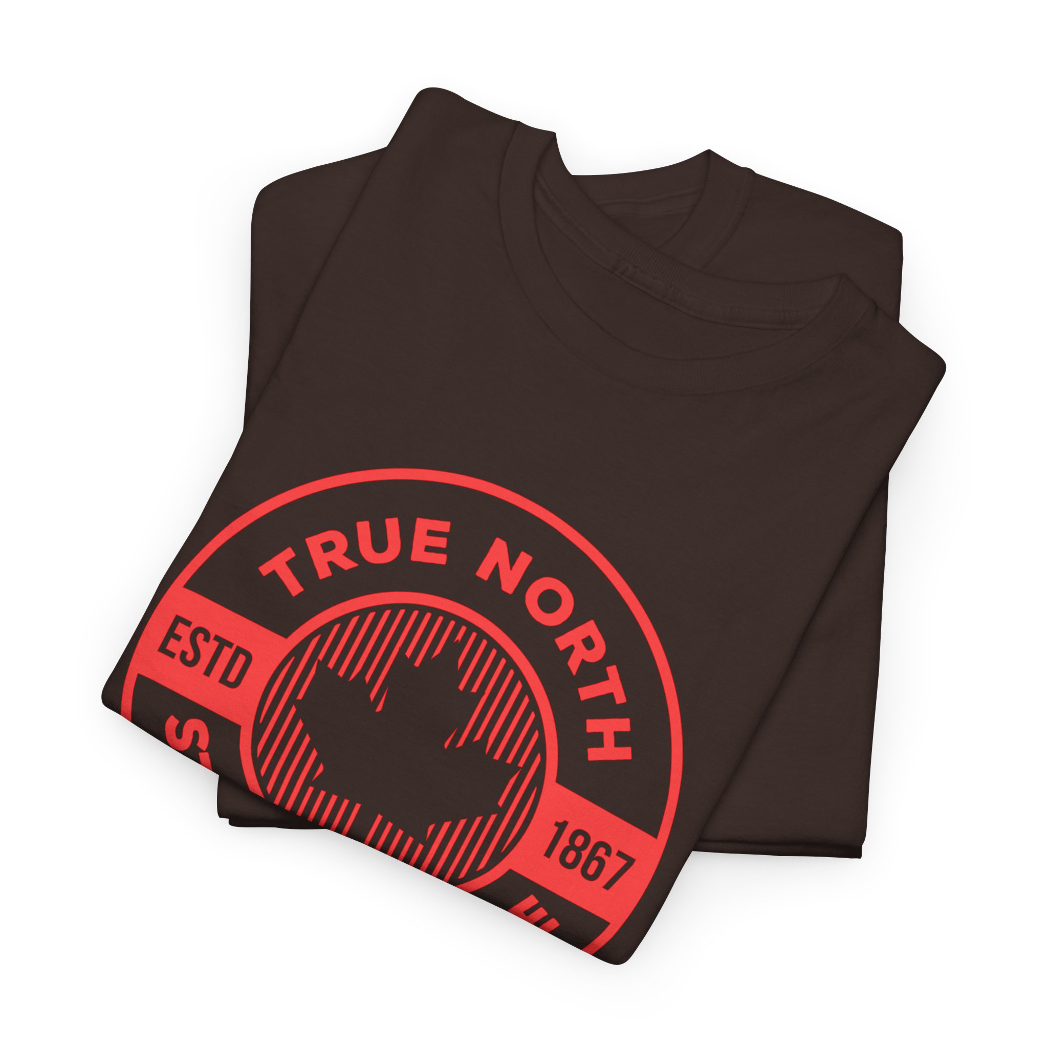 True North "Strong & Free" T-Shirt — Canadian Maple Emblem Tee - Image 5