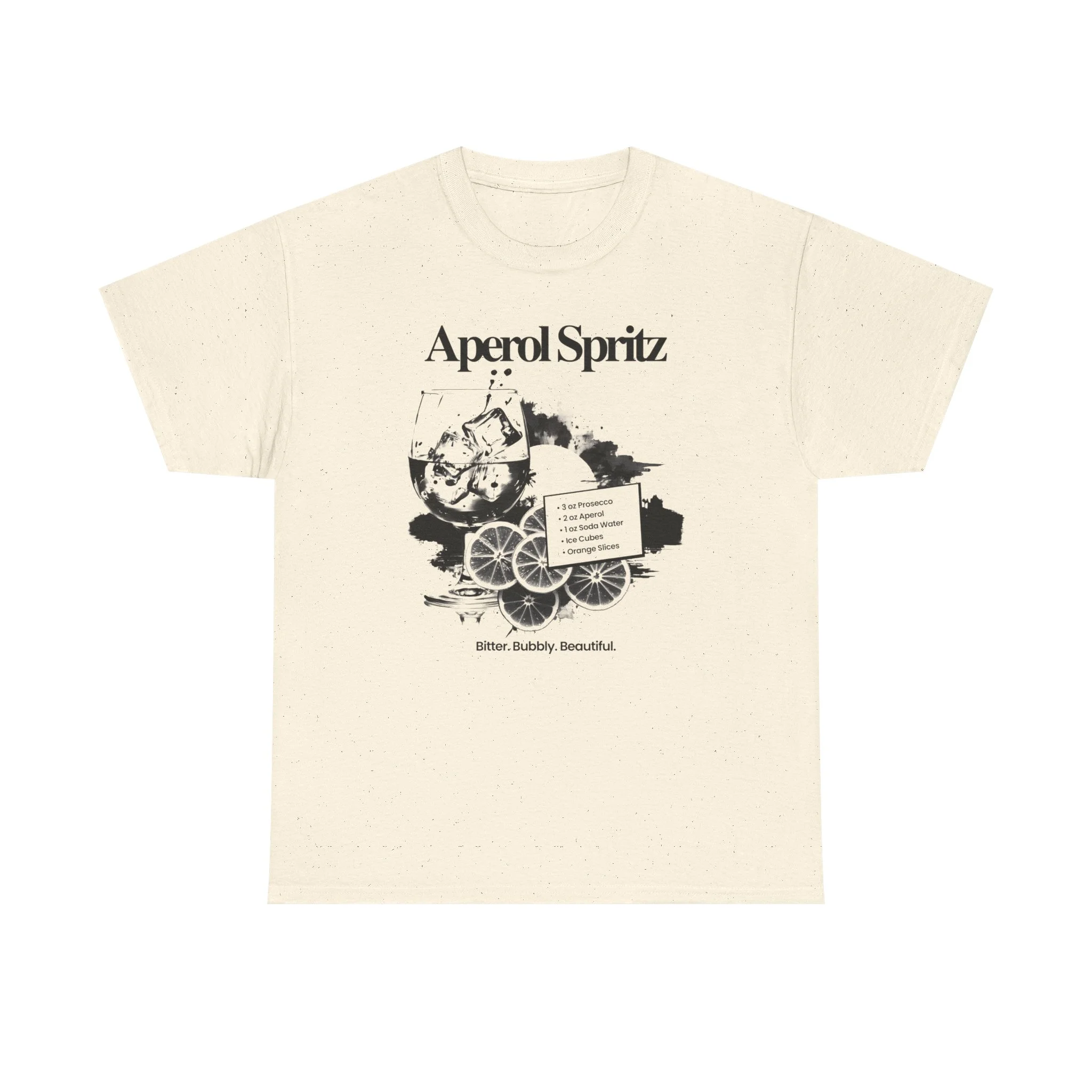 Aperol Spritz Tee — Vintage Cocktail Graphic Shirt