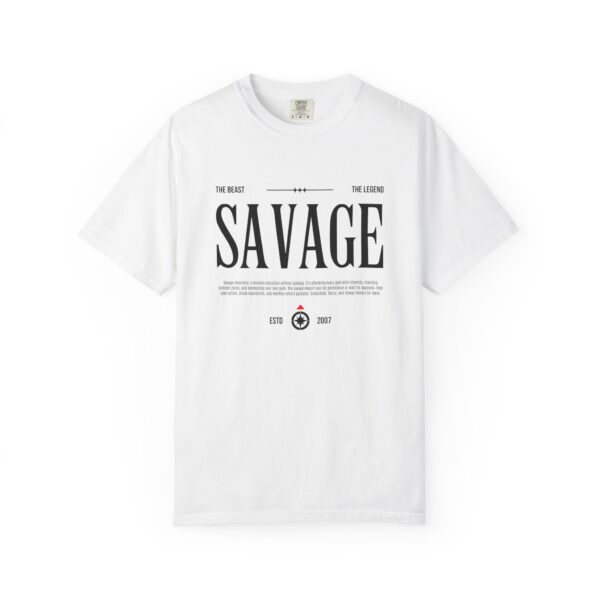 Savage Vintage Typography T-Shirt — 'Savage' Graphic Tee