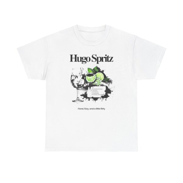 Hugo Spritz Cocktail T-Shirt — Lime & Bubbles Graphic Tee