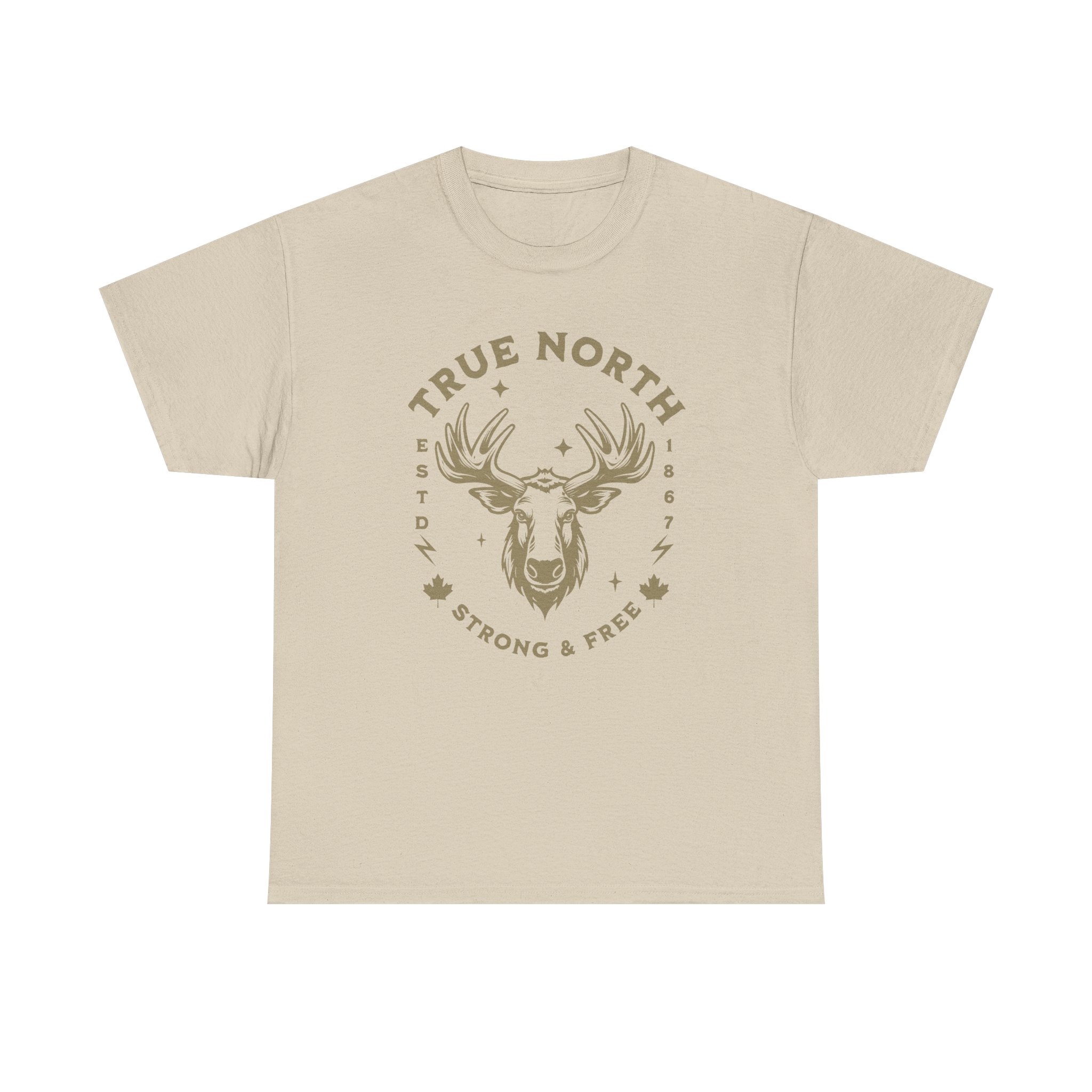 True North Moose Tee — Strong & Free Outdoor Graphic T-Shirt - Image 5